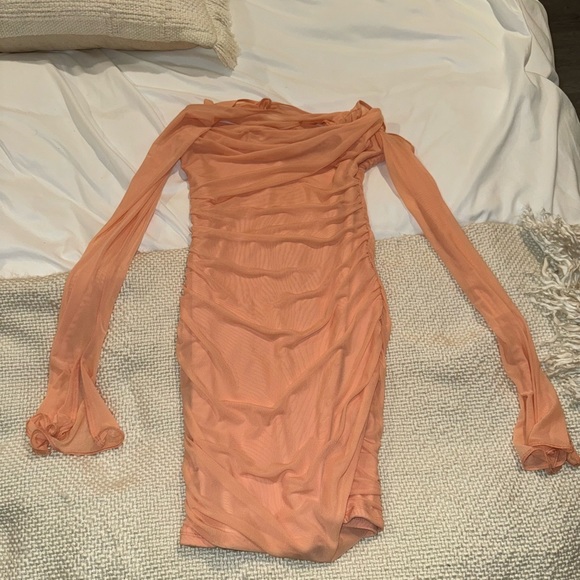 INYX
Asymmetric Cut Out Mini Dress in Blush - Picture 2 of 2
